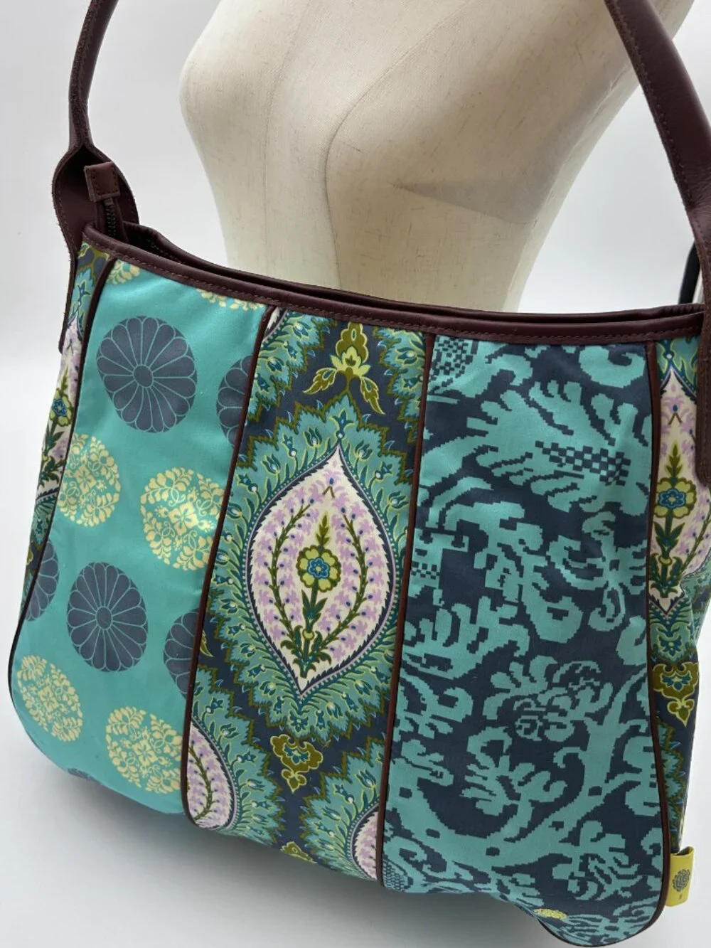 NWOT Rare Retired 2008 Amy Butler for Kalencom Muriel Bag Pristine Unused Teal